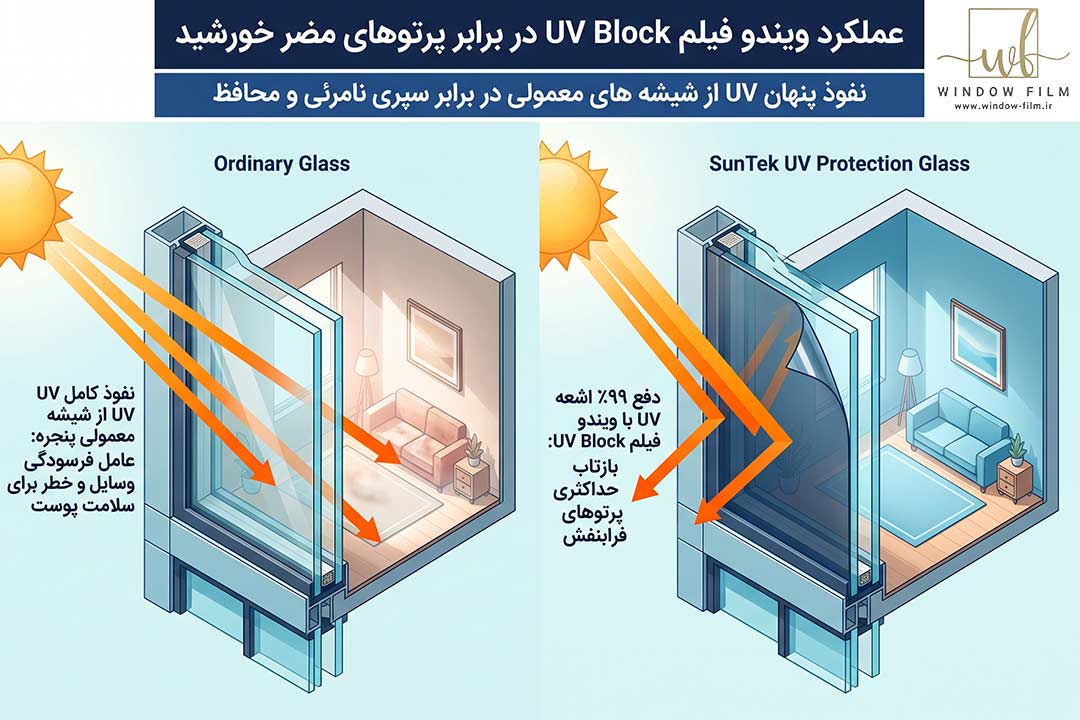 محافظت در برابر اشعه UV خورشید در ساختمان؛ آیا پنجره کافی است؟